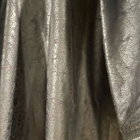 Vigoss Black Faux Suede Drape Asymmetrical Jacket Blazer - Picture 3 of 5